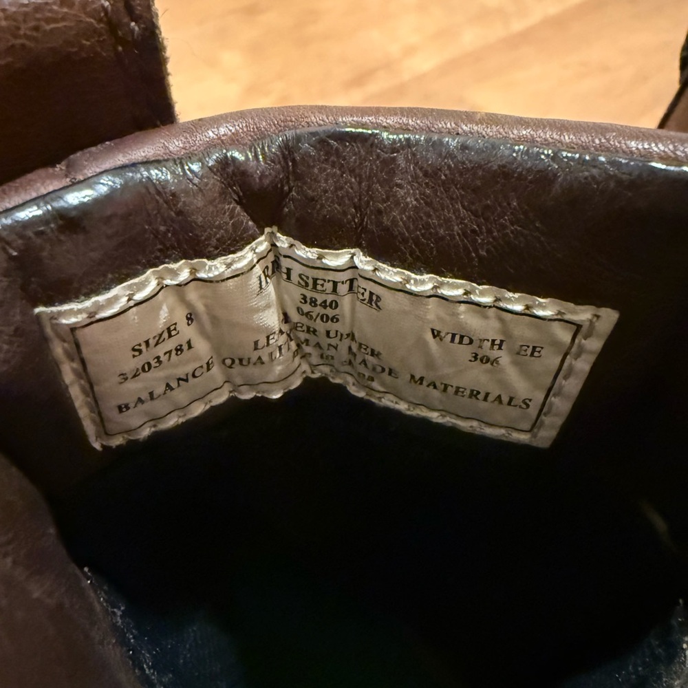Irish Setter by Red Wing Men’s SnowRidge Waterproof Leather Boots - Size 8 - Picture 2 of 5